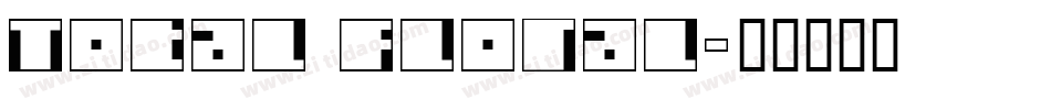Total Floral字体转换